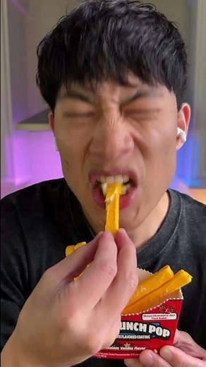 Ice Cream French Fries with Strawberry Ketchup