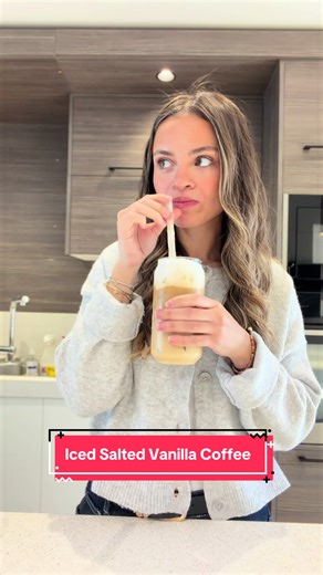 Salted Vanilla Iced Latte Recipe