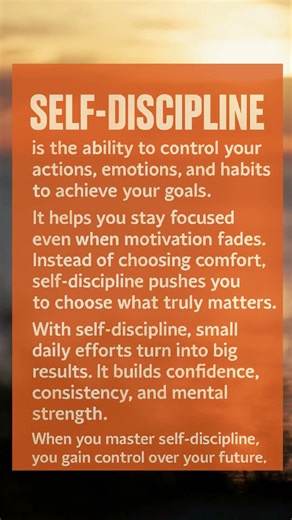 Self-Discipline Changes Everything 💪 | Psychology of Success | #Shorts #motivation