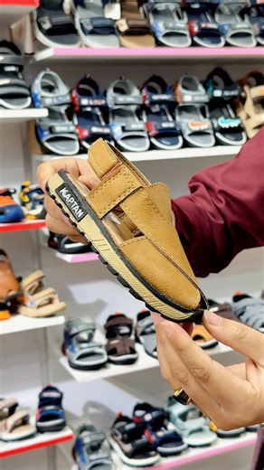 Kids Boys Kaptaan Khairi | Premium Kids Peshawari Sandal | Eid Collection | Mega Shoes Point