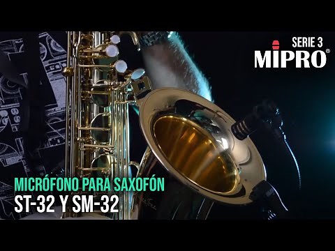 Micrófono para Saxofón ST-32 Y SM-32 Mipro