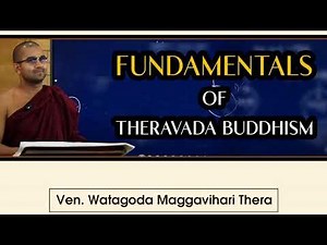 066 | Rūpa Chapter | Fundamentals of Theravada Buddhism | Venerable Watagoda Maggavihari | IIT