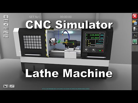 CNC Simulator. Lathe Machine