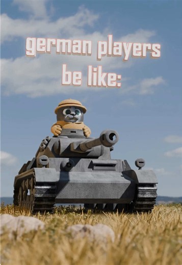 German players be like#meme #memes #tank #warthunder #animation | war hamster