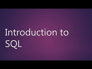 Learn What is SQL? Introduction to SQL