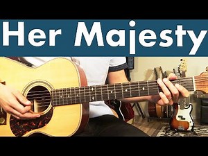Beatles Her Majesty Guitar Lesson + Tutorial + TABS