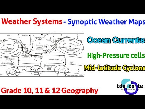 Ocean currents, High-pressure cells, Cyclones - geography