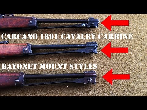 Taking a Look at Three Different Types of Bayonet Mounts on Italian Carcano M1891 Cavalry Carbines