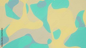 Cartoon style abstract background. Seamless looping animation.
