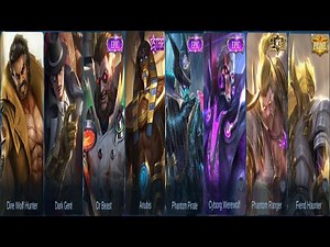 Roger All Skin Intro 2022 | Mobile Legends