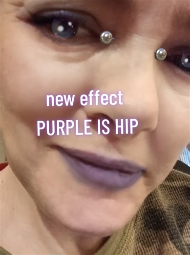 Purple is Hip, the new effect I made. #effects #effect #msmichael #makeup #purple