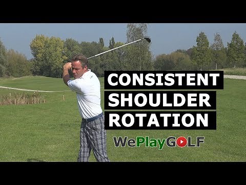 Consistent SHOULDER ROTATION in your Golf swing