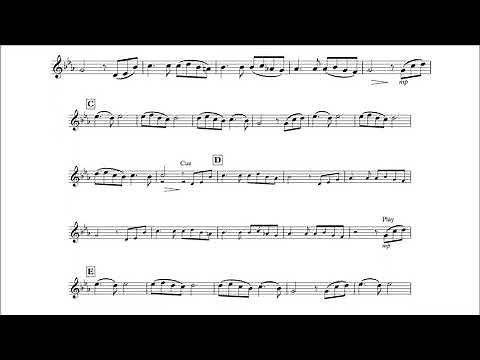Flute Play-Along - Song from a Secret Garden - with sheet music