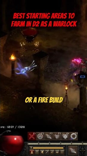 Best Starting Hell Zones to Farm as a Warlock (In Diablo 2)
