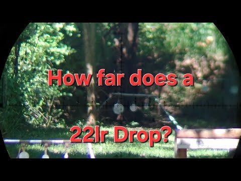 22lr Elevation Drop Over 200yrds.. Crazy Results!!!!