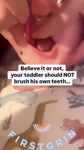 64K views · 122 reactions | 瘟 Toddlers shouldn’t be brushing their...
