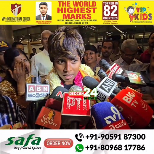 Women’s World Cup: Star Cricketer Arundhati Reddy Receives Hero’s Welcome at Shamshabad Airport Indian women’s cricket star Arundhati Reddy received a warm and grand welcome upon her arrival at the Shamshabad Airport on Thursday, following her stellar performance in the Women’s World Cup.Hyderabad: Indian women’s cricket star Arundhati Reddy received a warm and grand welcome upon her arrival at the Shamshabad Airport on Thursday, following her stellar performance in the Women’s World Cup. Arundh
