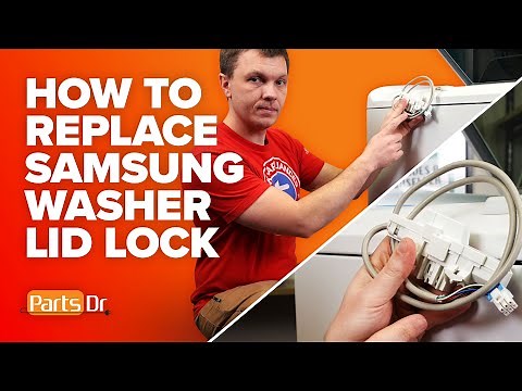 Fix DS, D5, DE Errors - How to replace Samsung washing machine door lock switch part # DC34-00025E