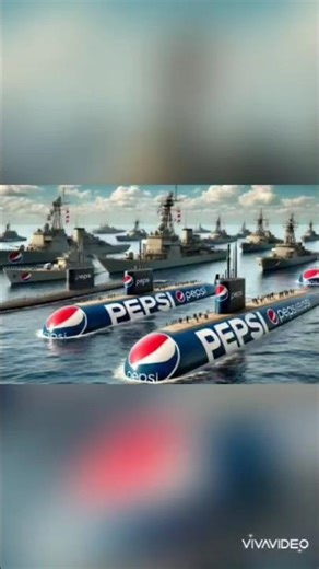 Pepsi com uma super frota naval #pepsi #refrigerante #frotanaval