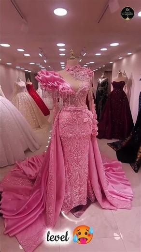 Most Beautiful Pink Luxury Gown Design 💖 | Royal Bridal Dress 2026 #dress #bridal #shorts #viral
