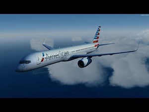 Prepar3d V4.5 American 757-200 Miami to Roatan Honduras [Qualitywings 757]
