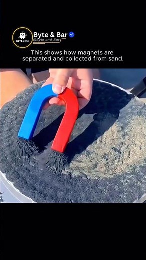 Watch Magnets Pull Metal Out of Sand | Science in Action