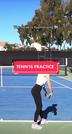 Hypnotic Tennis Ball Hitting Sounds
