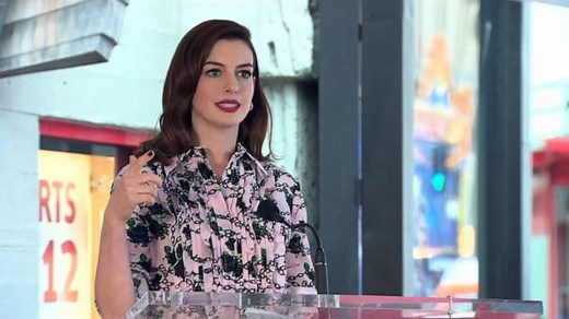 Anne Hathaway highlights 'indigenous people' in speech