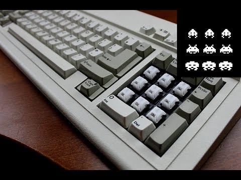 NMB 113308-001 keyboard review (linear Space Invader switches)