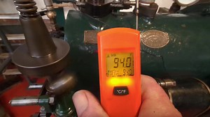 The 1908 National S type thermal cooling system. It appears to work! With the air temp at 55 farenheit and after the engine has been running for an hour here's a video of the temperature of the cooling water at different places on the engine/pipework. All temperature are in Farenheit! A header tank will now be added for expansion. | Anson Engine Museum