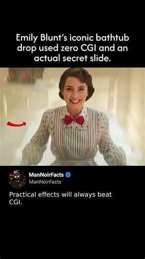 Emily Blunt's Bathtub Stunt Had ZERO CGI | Mary Poppins Returns (2018)