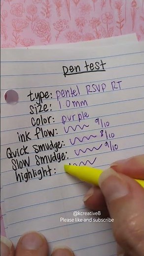 Pentel RSVP Ballpoint Pen Review #stationary