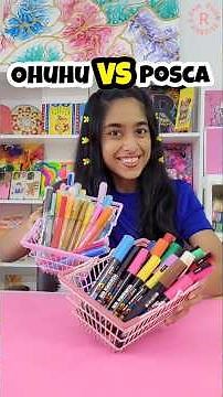Ohuhu VS Posca!😱 | Riya's Amazing World