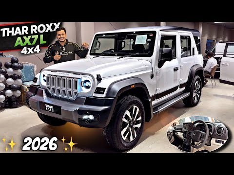 Updated Mahindra Thar Roxx Ax7L Diesel Manual 4x4 Review 2026🔥| Star Edn से बेहतर! Price | Features