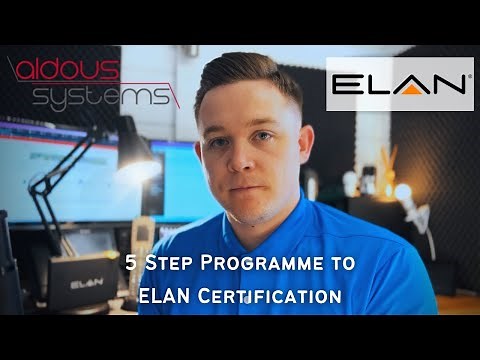 Intro to ELAN Control training by Aldous Systems