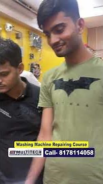 Washing Machine Inlet Valve Kaise Check Karein – Washing Machine Repair Course ‪@multitechinstitute‬