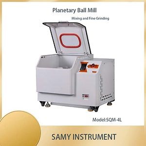 [Hot Item] Sqm-4L Vertical Laboratory Planetary Ball Mill Machine for Mixing and Fine Grinding