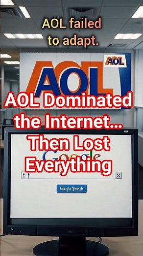 AOL Dominated the Internet… Then Lost Everything 💀