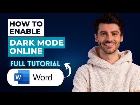 How to Enable Dark Mode in Microsoft Word Online [2025 Guide]