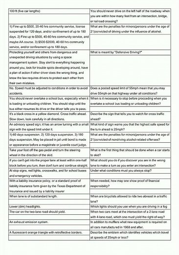 84 Texas DPS Permit Review Questions Flashcards video