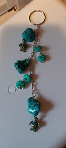 Turquoise Turtle Keychain - Etsy Australia