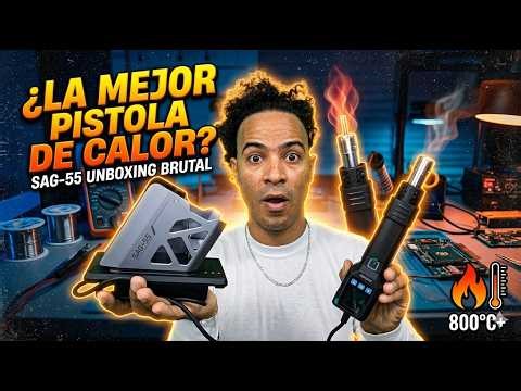 ¡Dile ADIÓS a las estaciones de calor tradicionales! 😱 Unboxing SAG-55