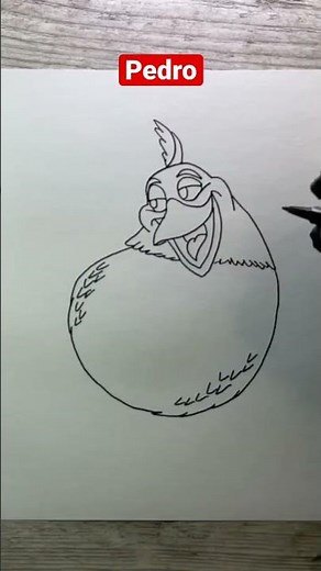 Pedro Drawing | Rio movie #shorts #drawing #drawingforkids #kidsdrawing #kidsshorts #kidsmusic