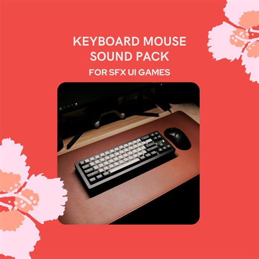 Keyboard & Mouse SFX Pack - UI & Foley Sounds by Luna Desuwa