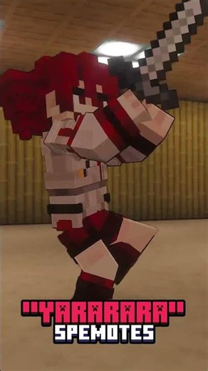 YARARARA - New future emote! #emotecraft #minecraft #kasaneteto #yararara