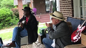 Living Legends Lurrie Bell and Mark Hummel on the porch here in Memphis TN …. Mark’s harp solo is great | Tony Holiday’s Porch Sessions