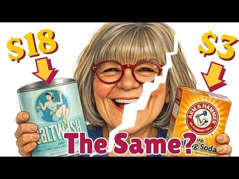 $18 Saltwash Paint Thickener vs $3 Baking Soda… BIG Difference or Total Scam?! Thrifted Finds 🛒