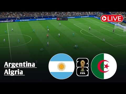 LIVE: Argentina vs Algeria | FIFA World Cup 2026 Simulation | eFootball 2026 Gameplay