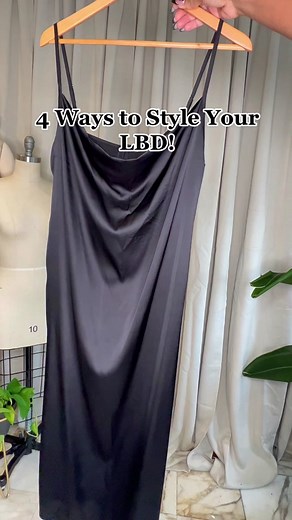 Its little black dress season! This satin slip dress is an Amazon Must Have. You can dress it up or down and Im obsessed with the fabric! Check out 4 ways I styled it!