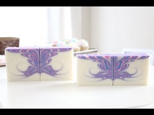 Butterfly Swirl Without Using The Hanger | Soap Making (500gbatch)